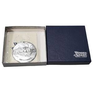 Wendell August Forge Pittsburgh Scenic View Hammered Aluminum Christmas Ornament